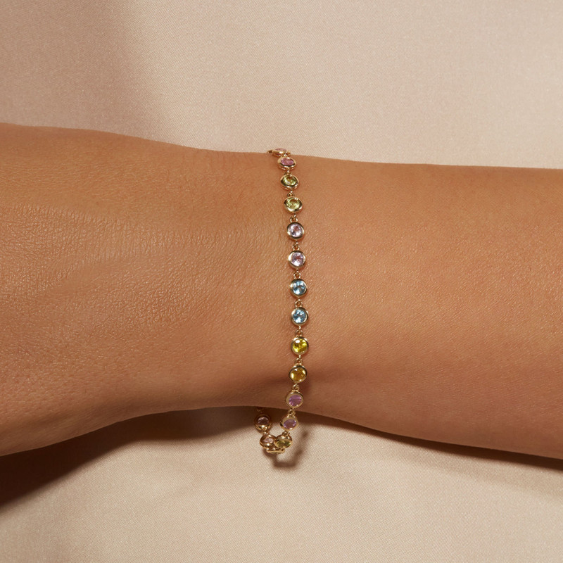 STONE AND STRAND Unicorn Bubble Tennis Bracelet outlook