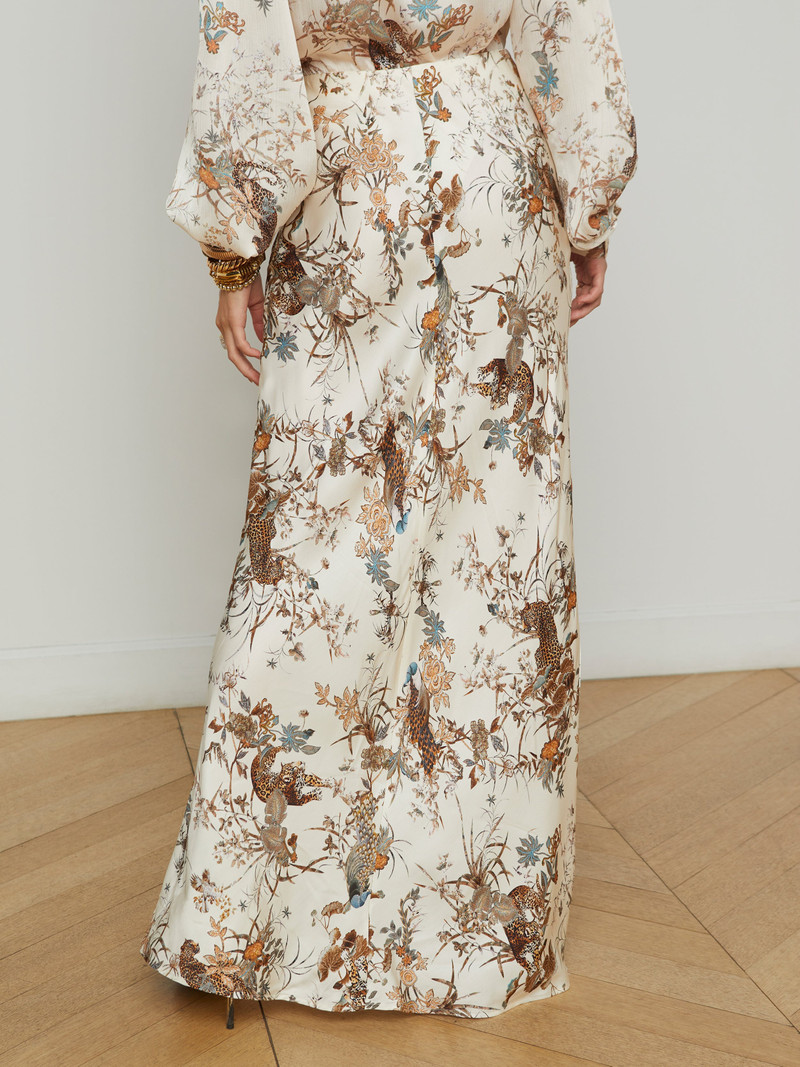 Zeta Satin Maxi Skirt 5