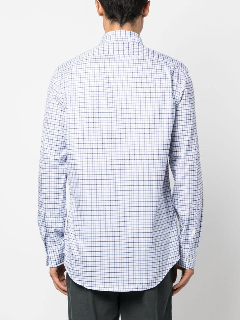 check-pattern cotton shirt 4