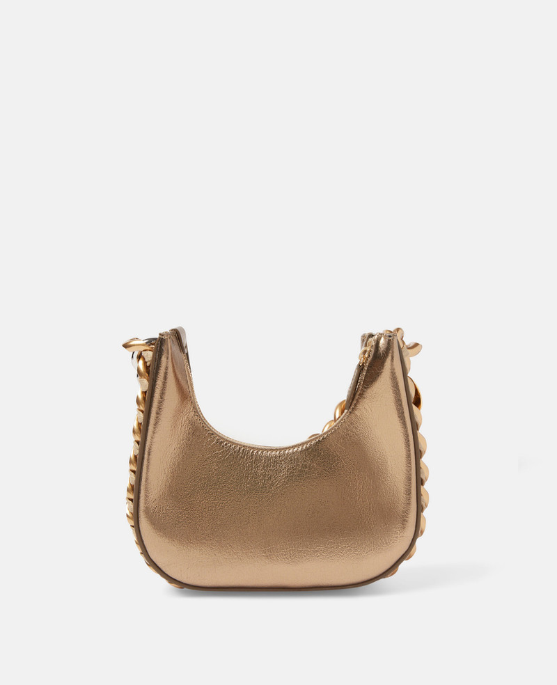 Frayme Metallic Zipped Mini Hobo Bag 3
