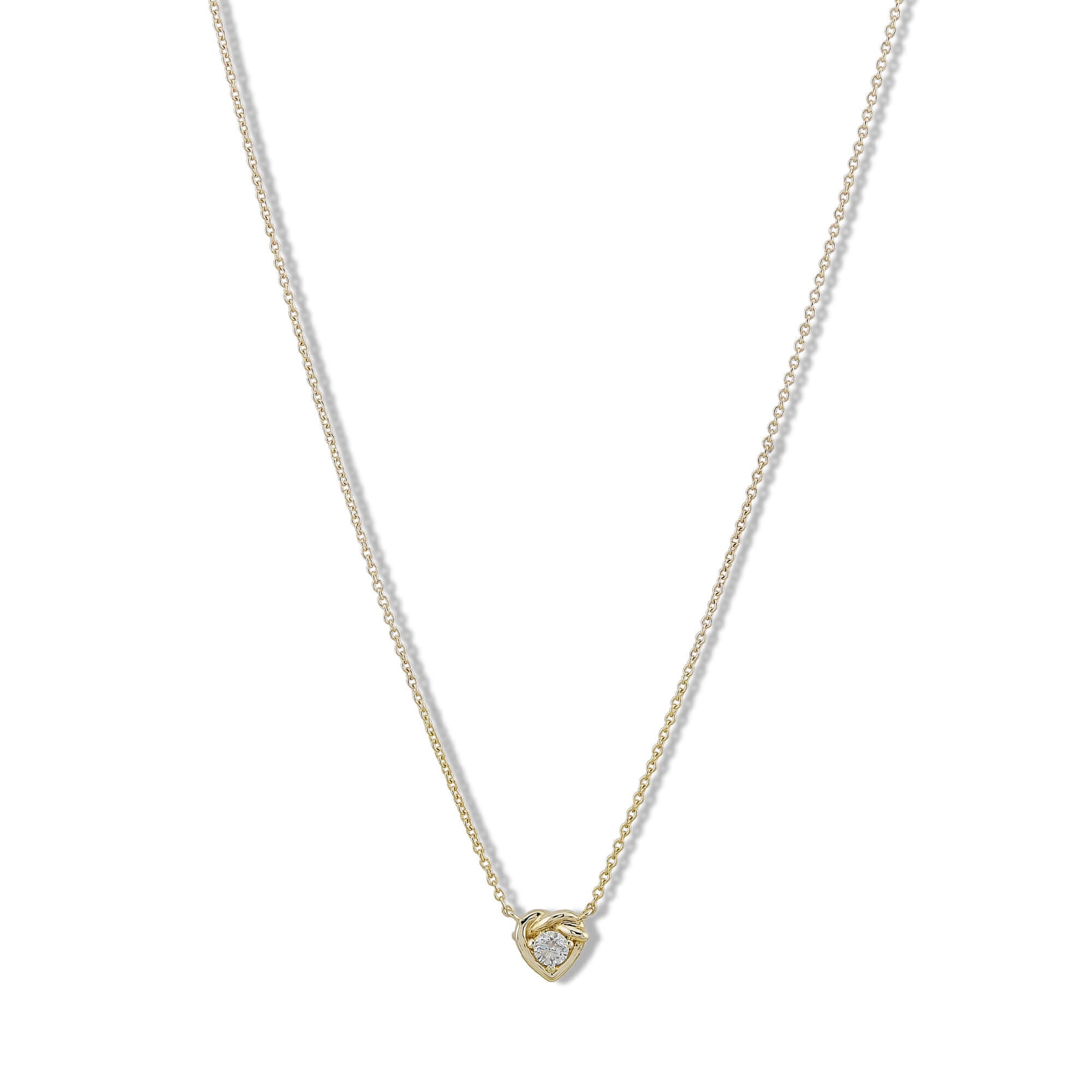 Tie The Knot Diamond Necklace - 3
