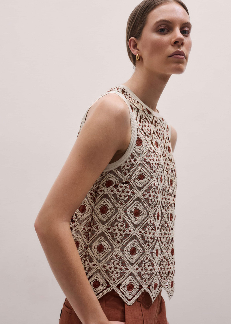 Crochet Shell Top 5