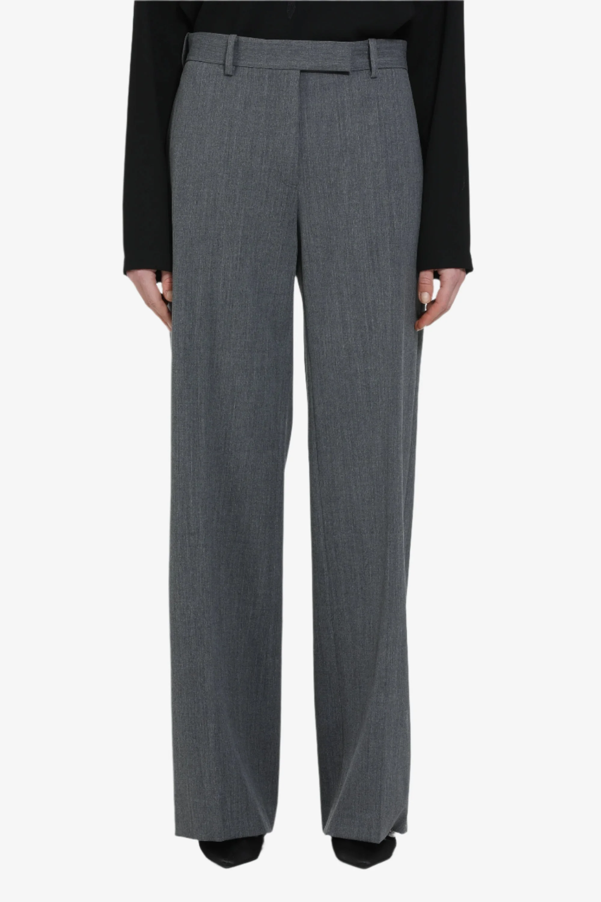 PALAZZO TROUSERS WITH BELT LOOPS - 1
