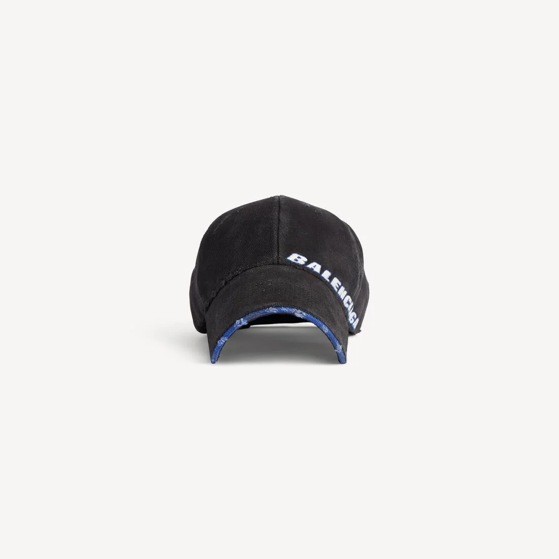 Men's Tilted Typo Cap in Black - 1