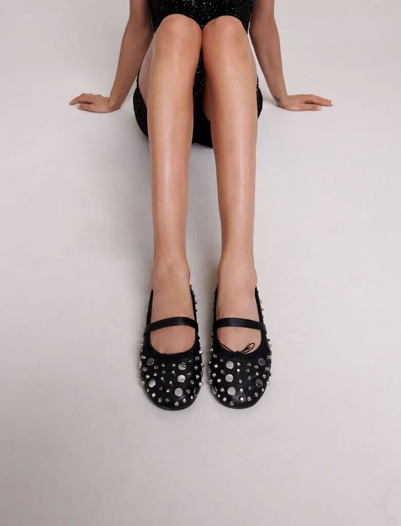 Studded ballet flats - 8