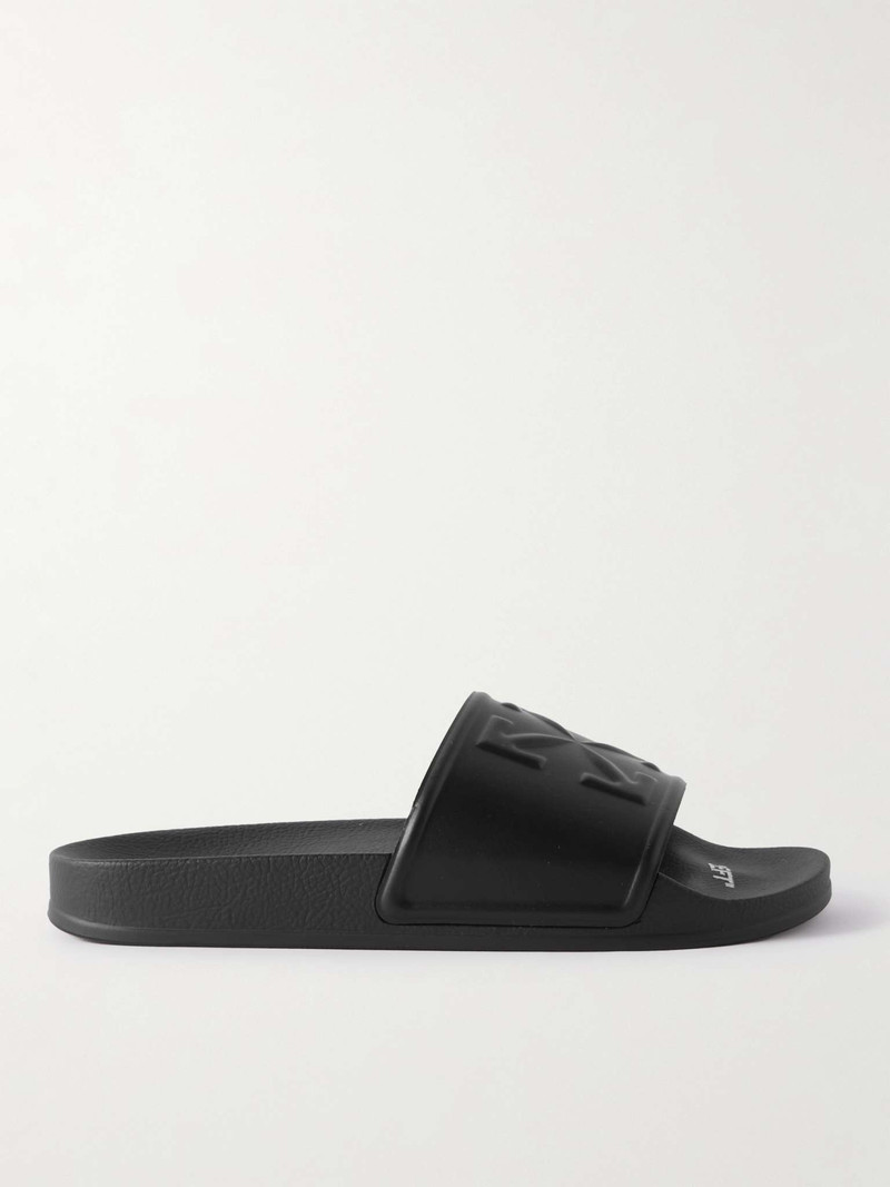 Logo-Print Rubber Slides 1