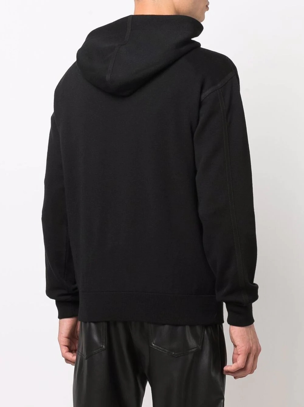 long-sleeved cotton hoodie - 4