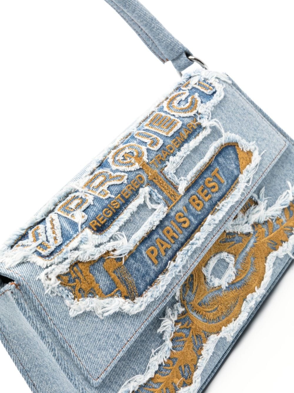 Paris' Best denim shoulder bag - 4