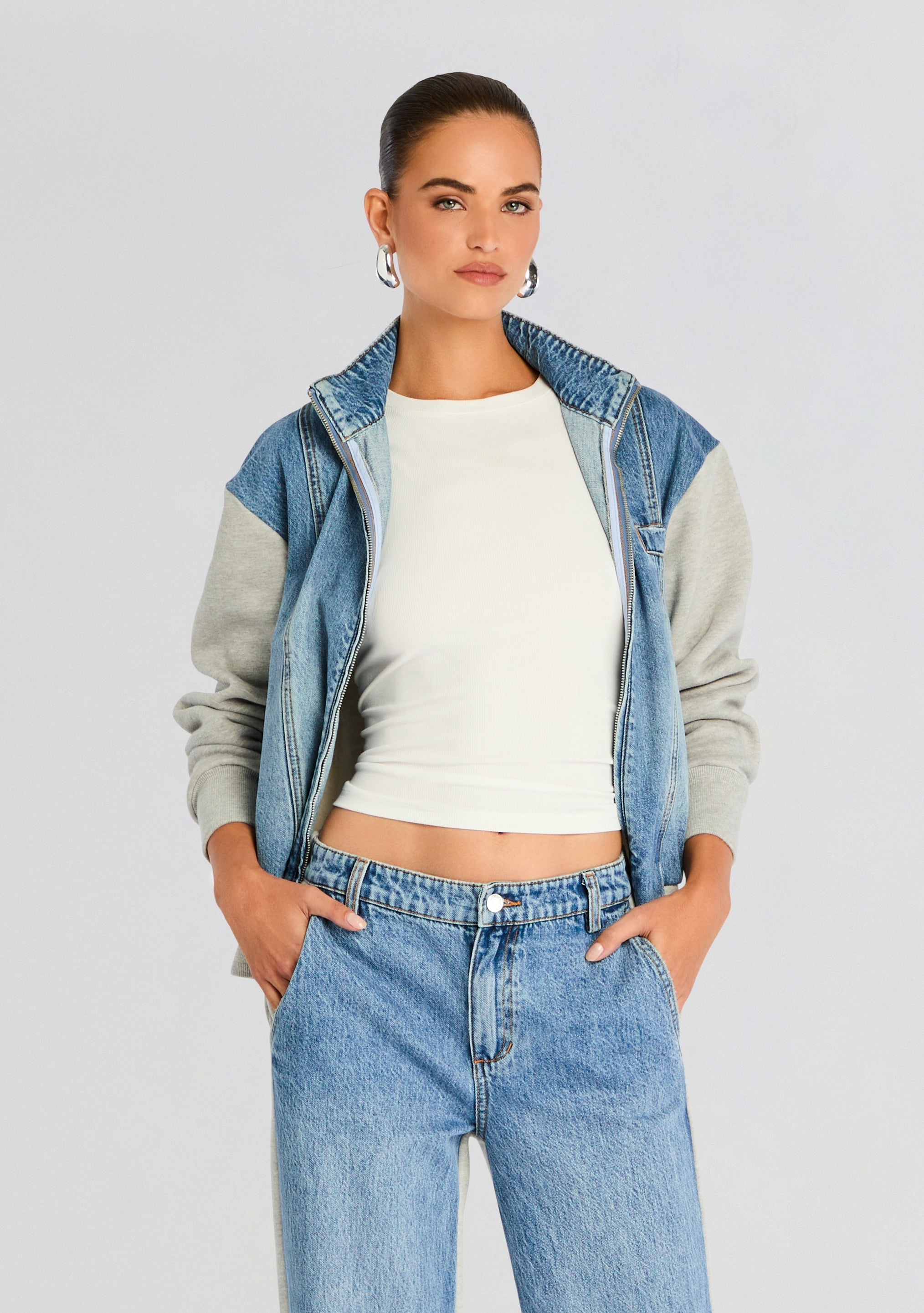 PAGE TERRY DENIM JACKET - 1