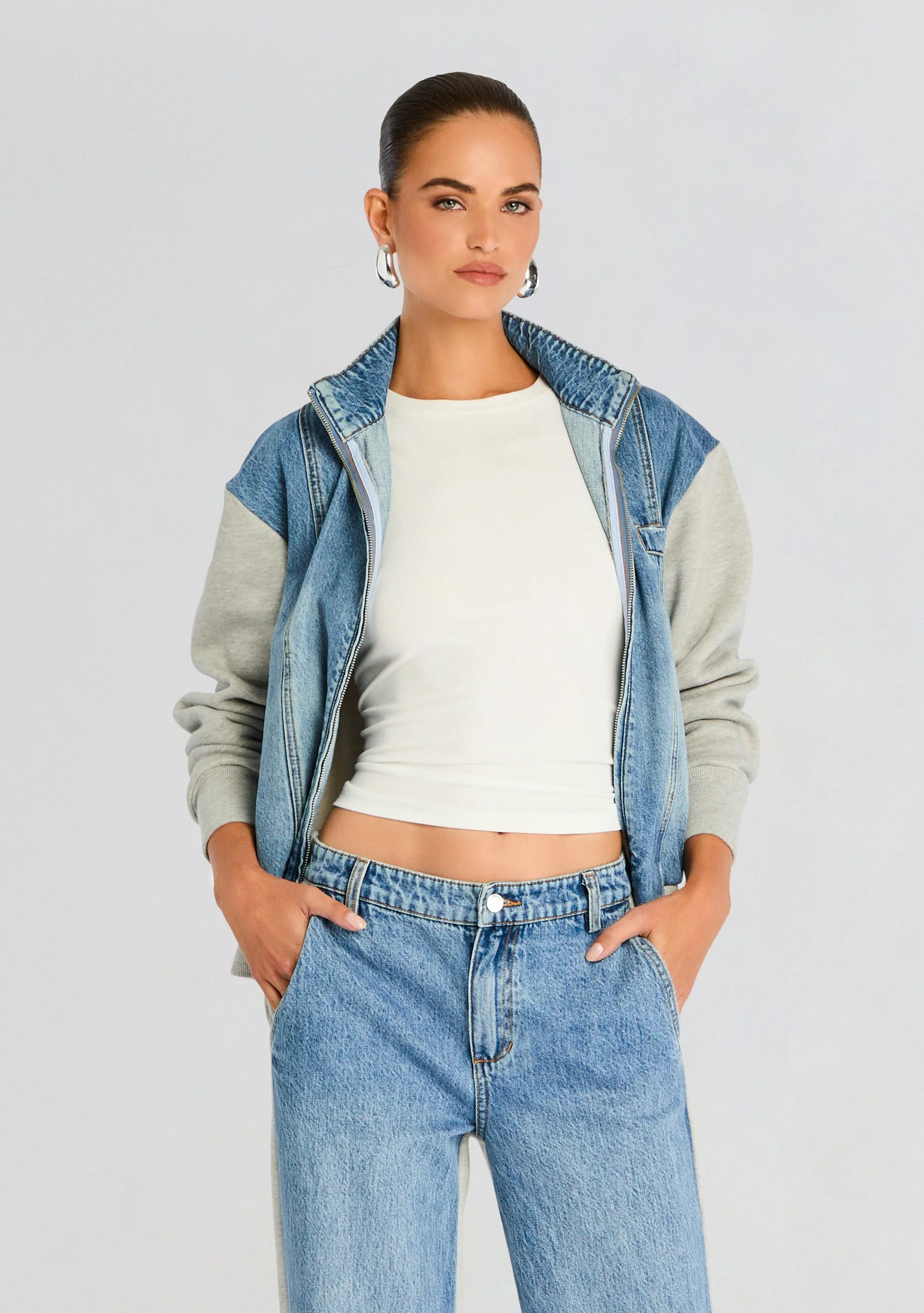 PAGE TERRY DENIM JACKET - 1
