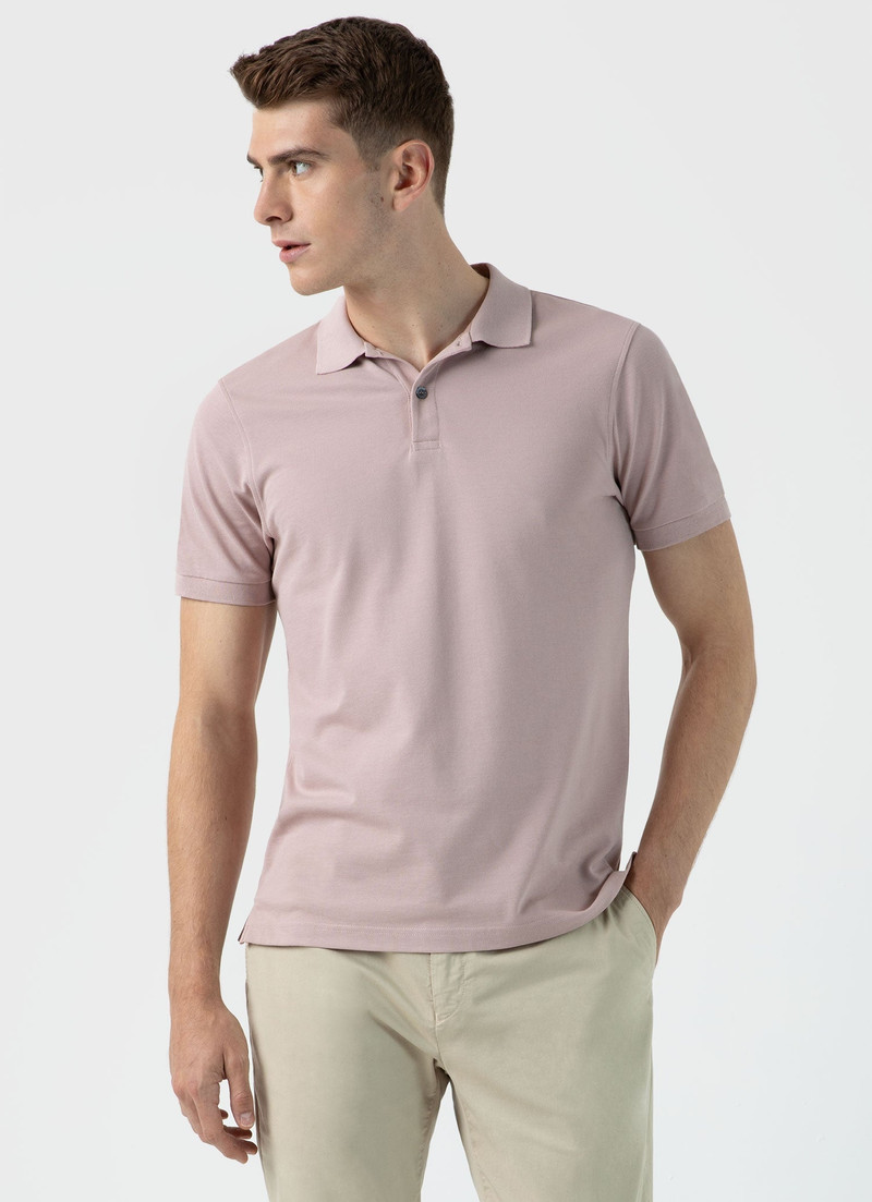 Sunspel Piqué Polo Shirt outlook