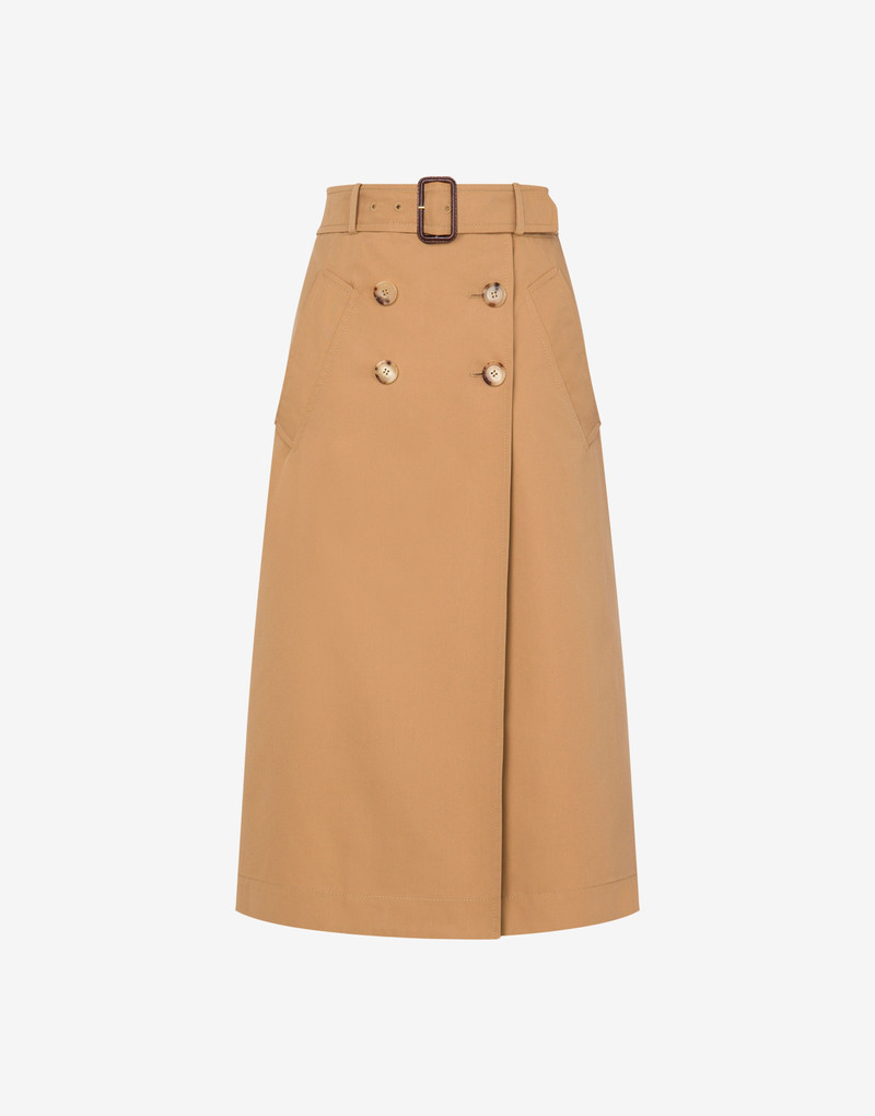 GABARDINE BELTED 스킨 1
