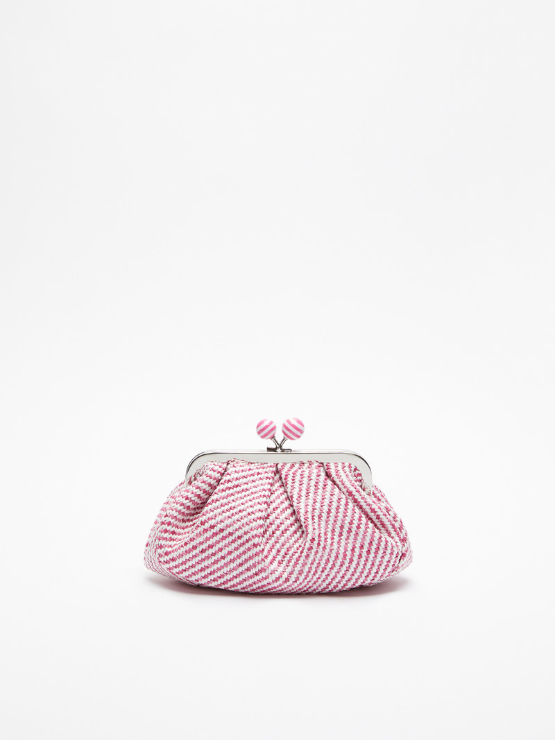 QUINCY Small Pasticcino Bag in raffia 3