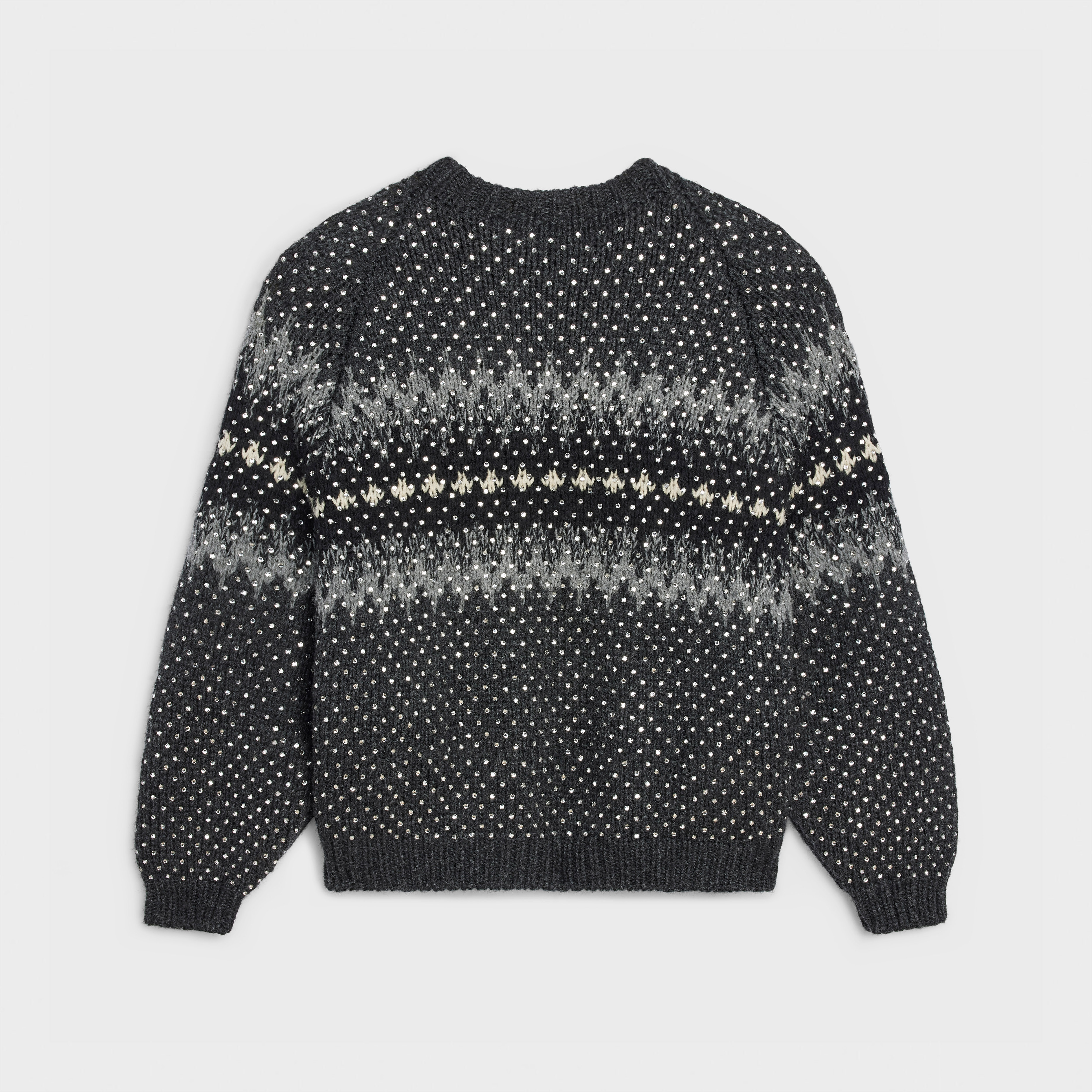 OVERSIZED EMBROIDERED SHETLAND SWEATER - 2