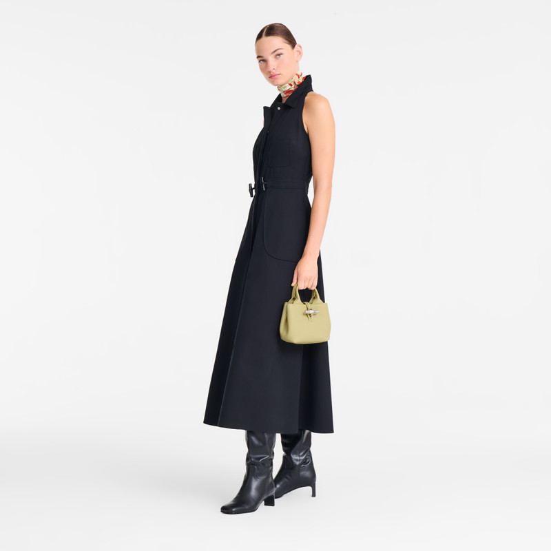 Longchamp Le Roseau XS Handbag Pistachio - Leather outlook