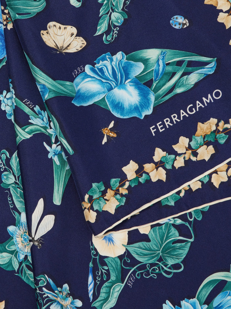 FERRAGAMO Eden shoes print silk foulard outlook