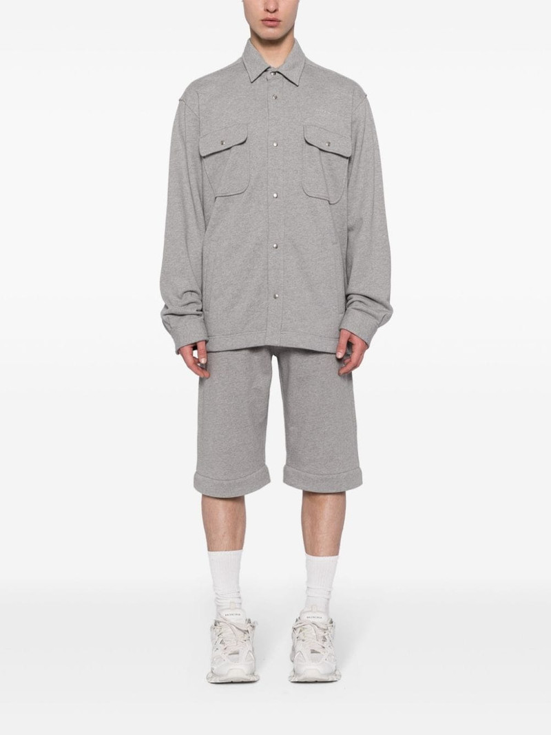 Givenchy logo-embroidered cotton-jersey shirt outlook