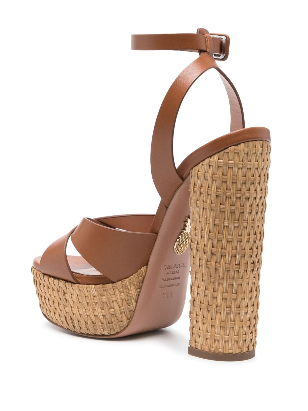 150mm leather sandals - 3