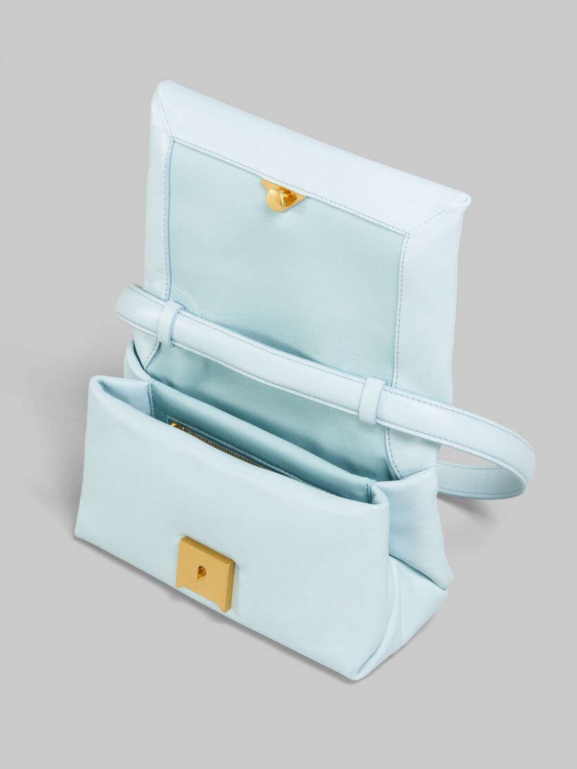 SMALL LIGHT BLUE CALFSKIN PRISMA BAG - 4
