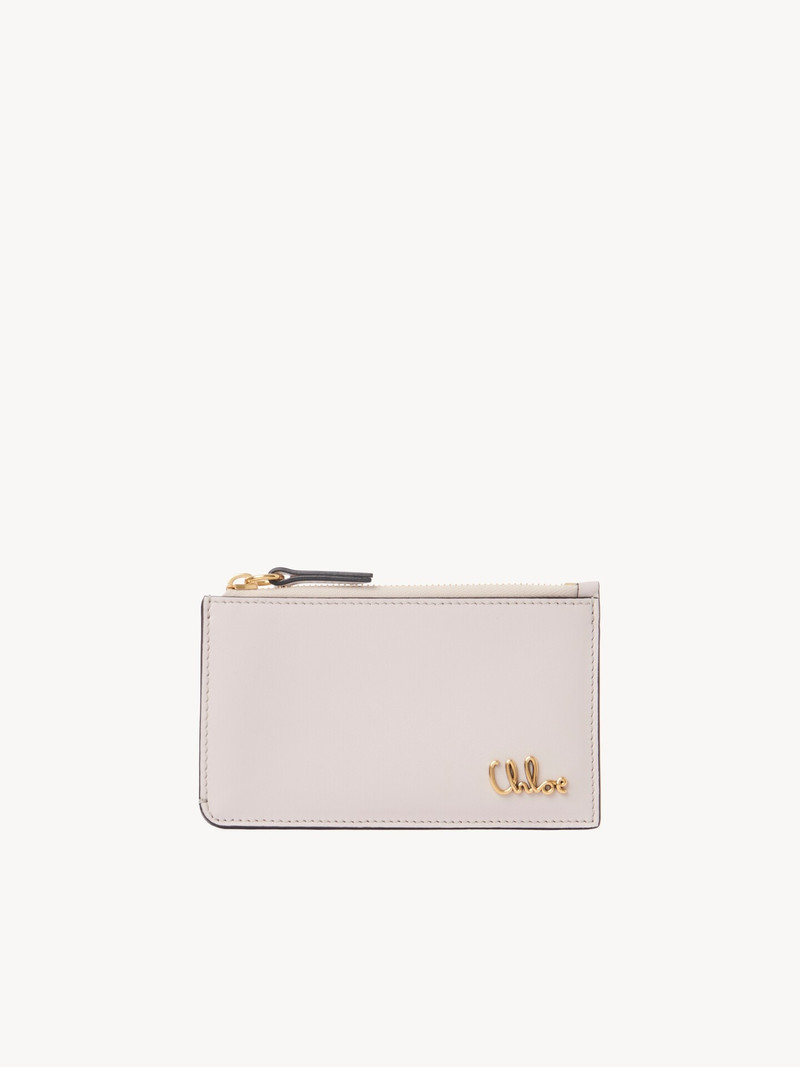 SMALL CHLOÉ ICONIC PURSE WITH CARD SLOTS IN GRAINED LEATHER 1