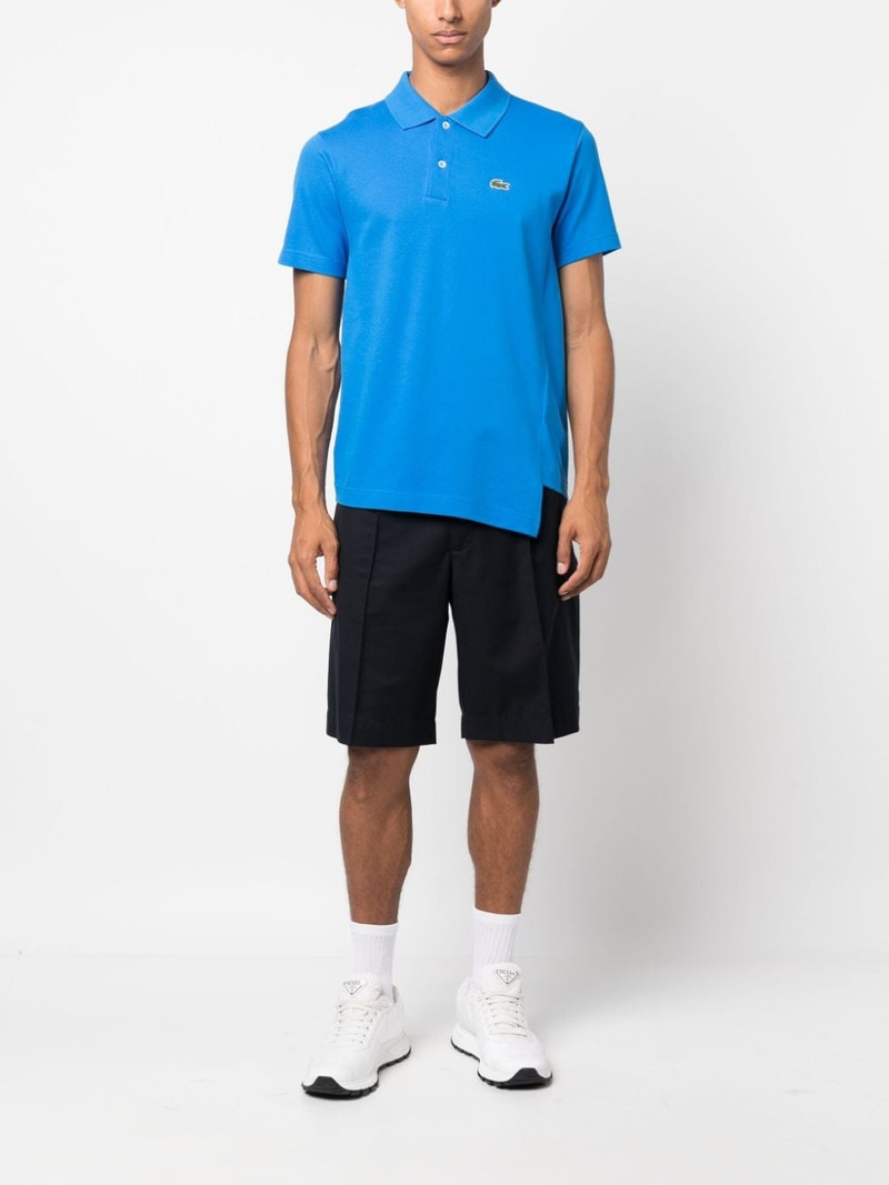 Comme des Garçons SHIRT x Lacoste asymmetric cotton polo shirt outlook
