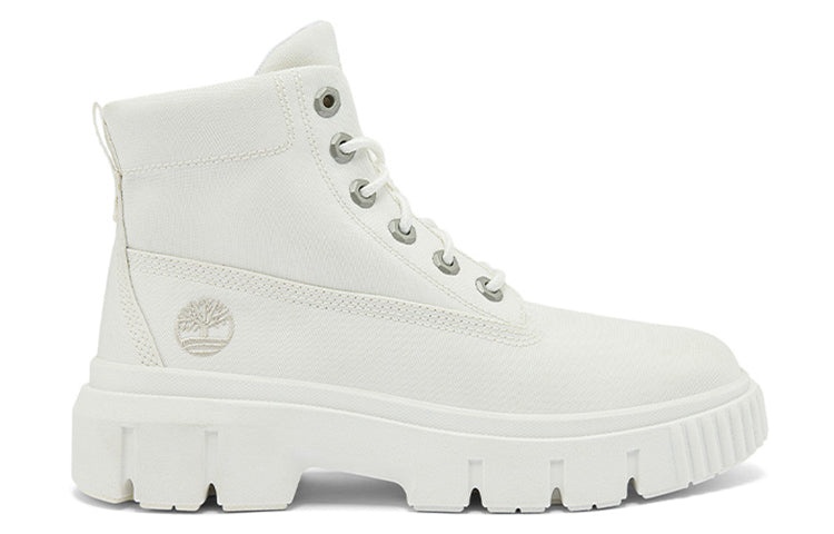 (WMNS) Timberland Greyfield Canvas Boot 'White' A2JFQW - 2