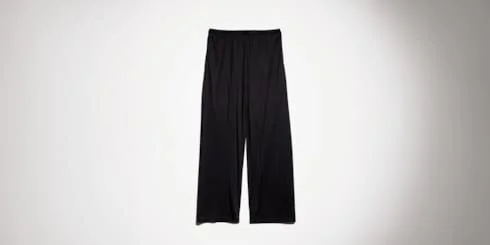 Light silk jersey sportswear pants - 1