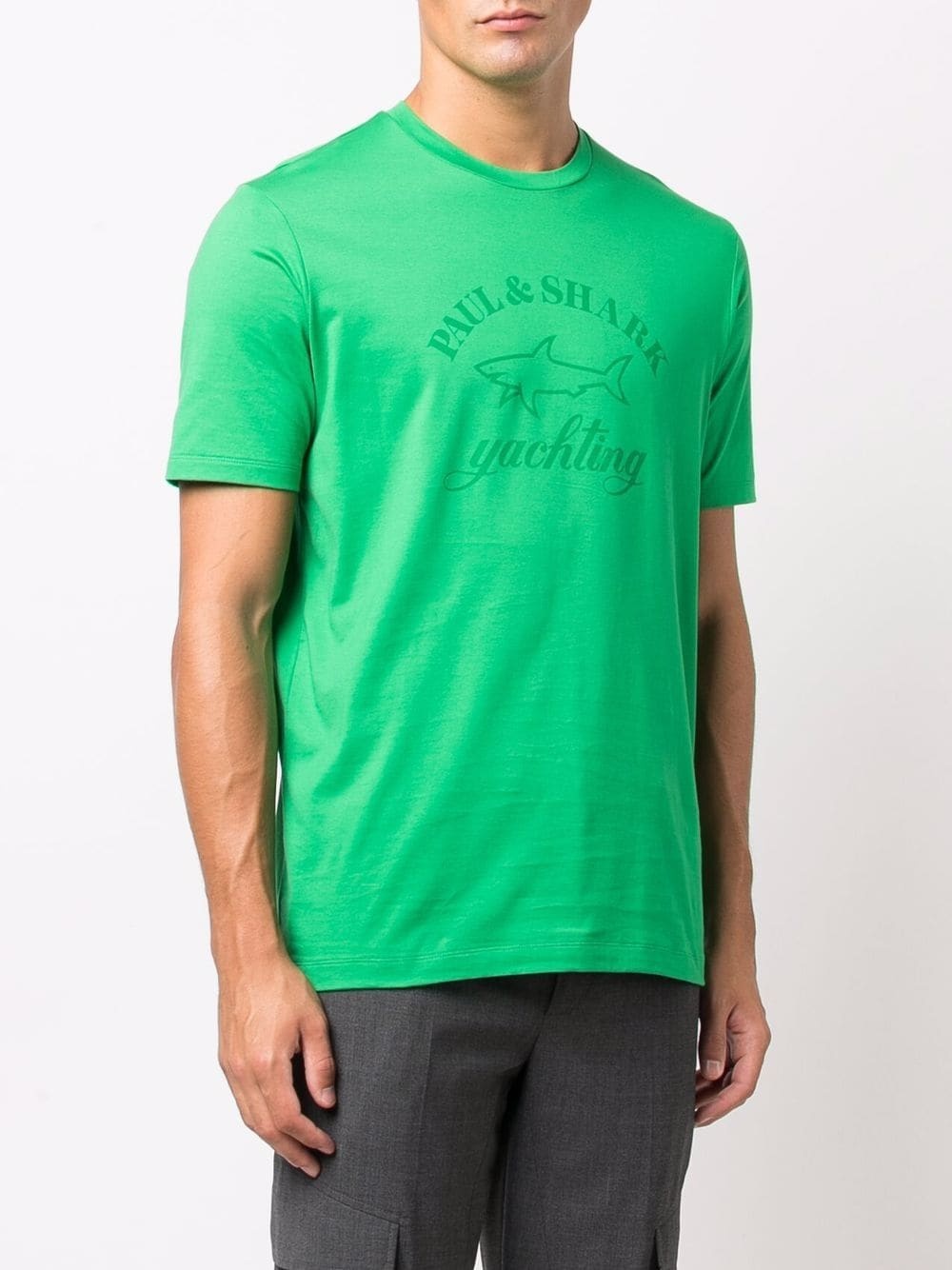 logo-print cotton T-shirt - 3