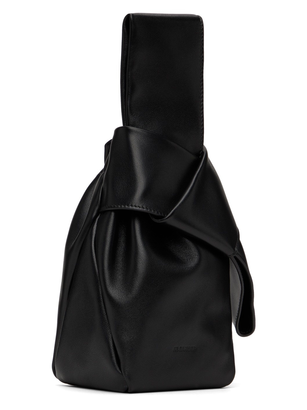 Jil Sander Black Bow Pouch | ssense | REVERSIBLE