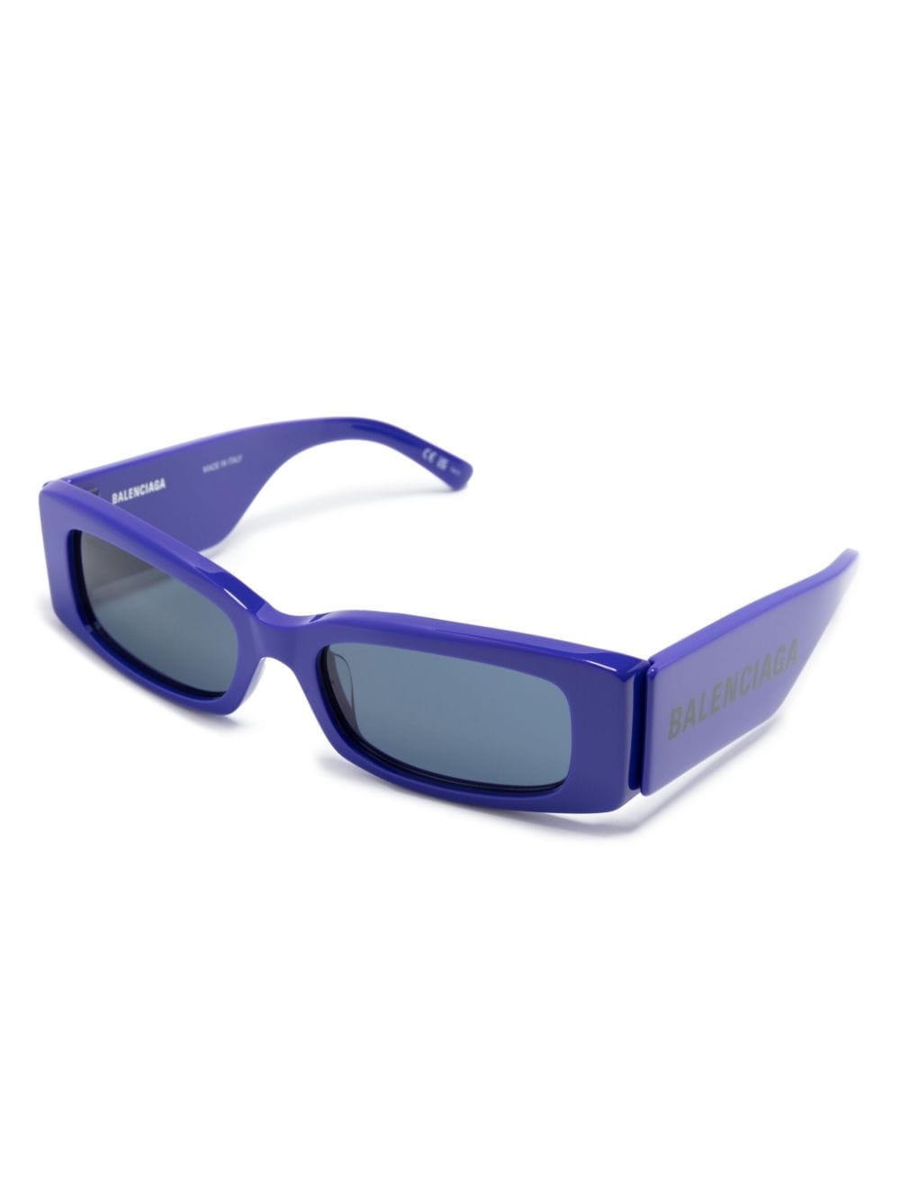 logo-print arm detail sunglasses - 2