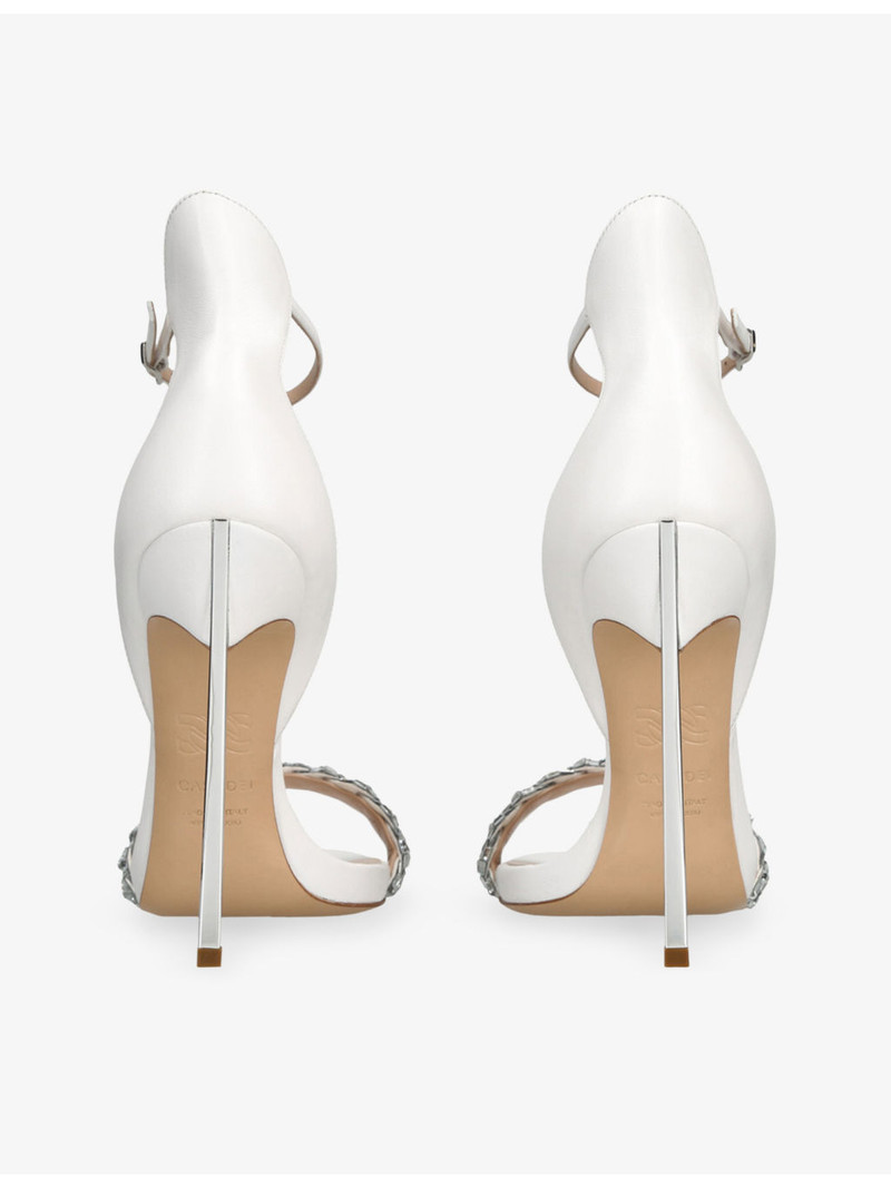 CASADEI Starsway Blade 120 Leather Heeled Sandals outlook