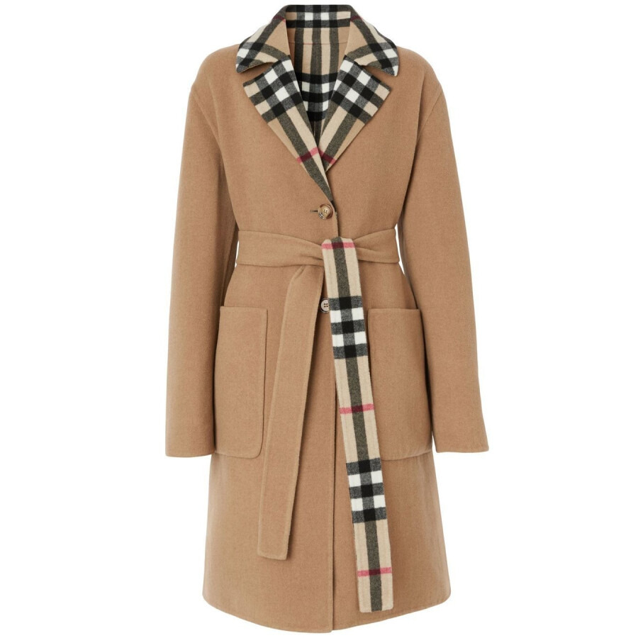 Burberry Reversible Belted Waist Wool Coat - 5