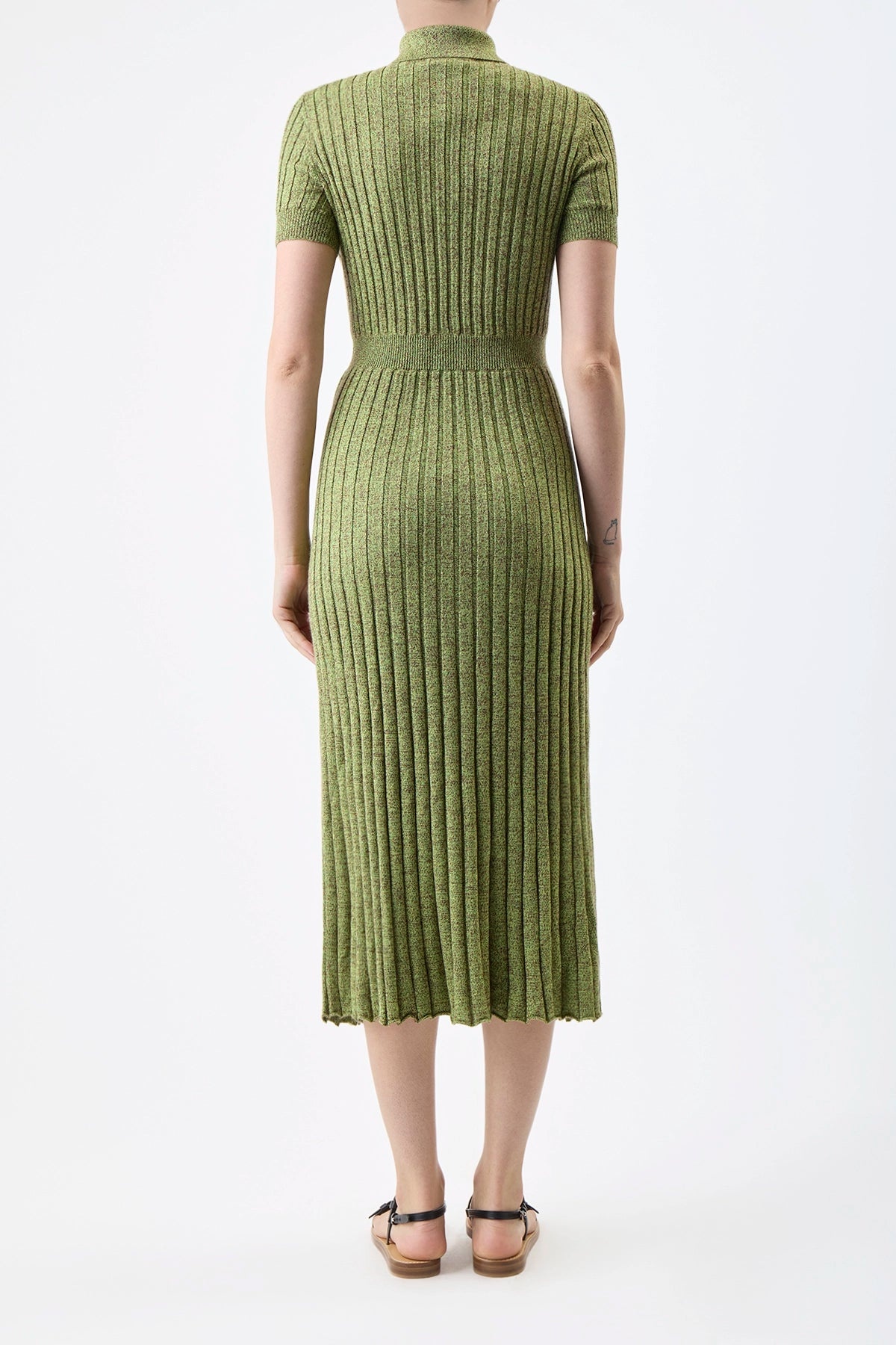 Avant Dress in Silk Cashmere - 4