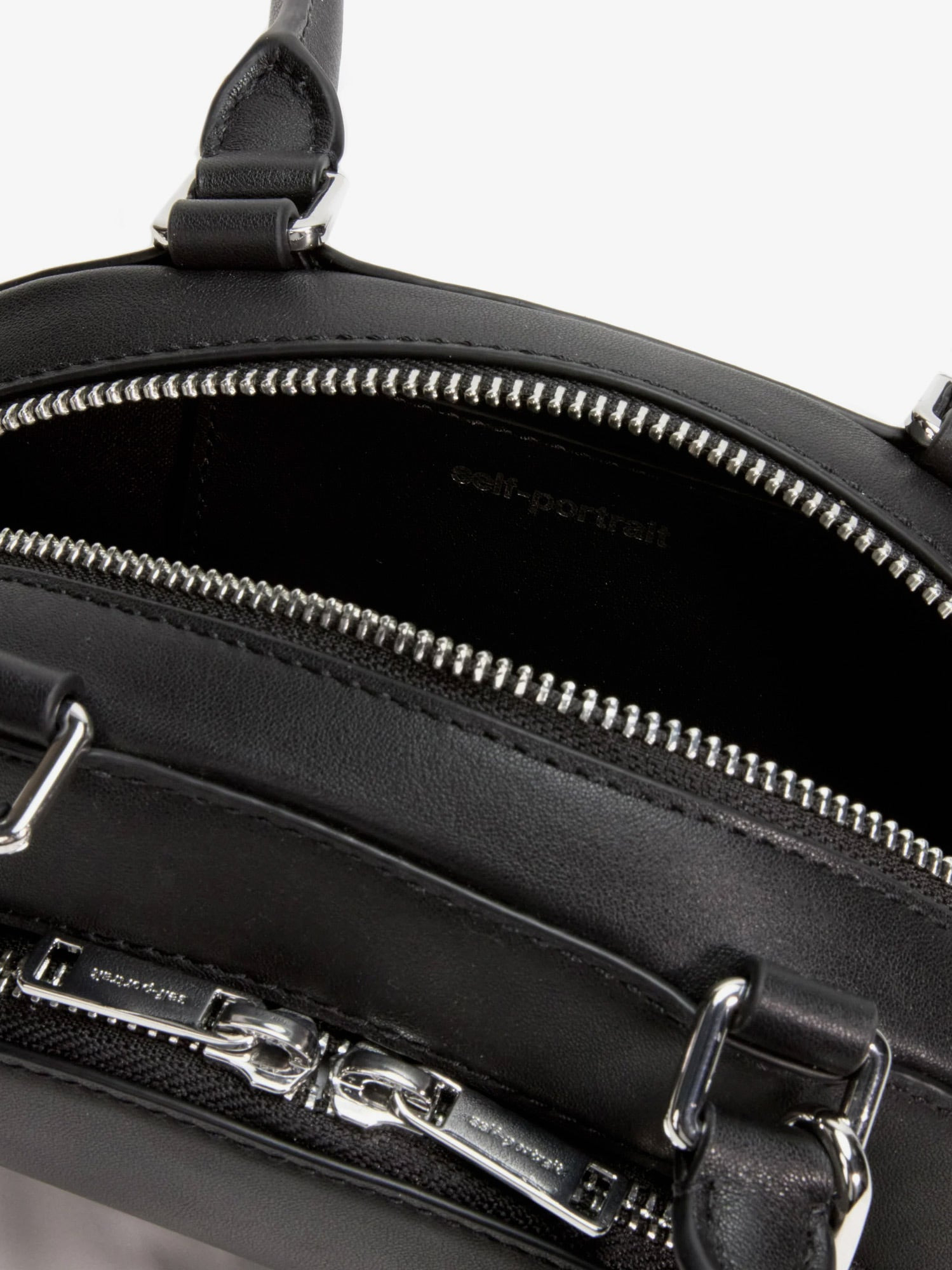 Leather Shoulder Bag With Charms - 5