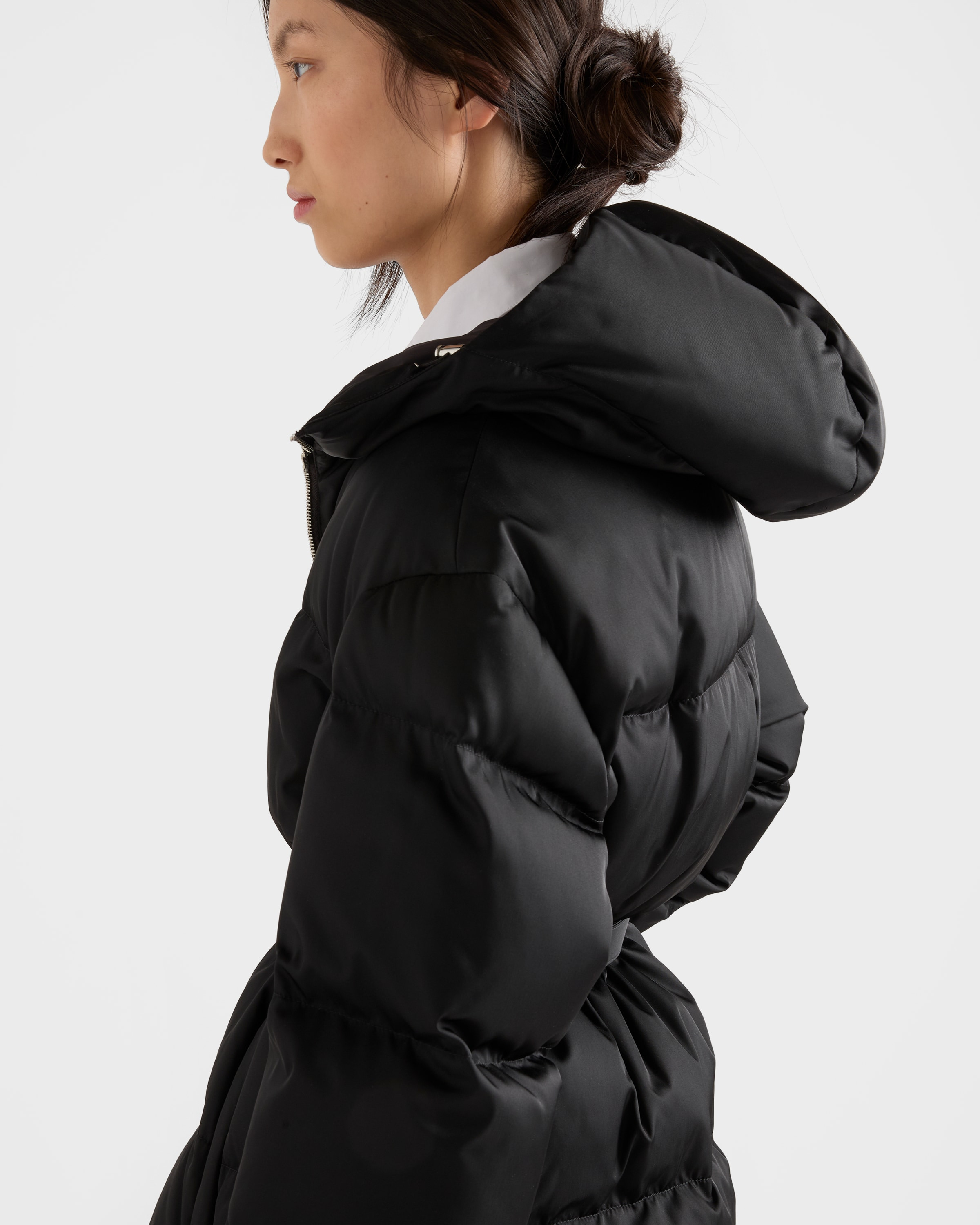 Re-Nylon hooded down jacket - 6
