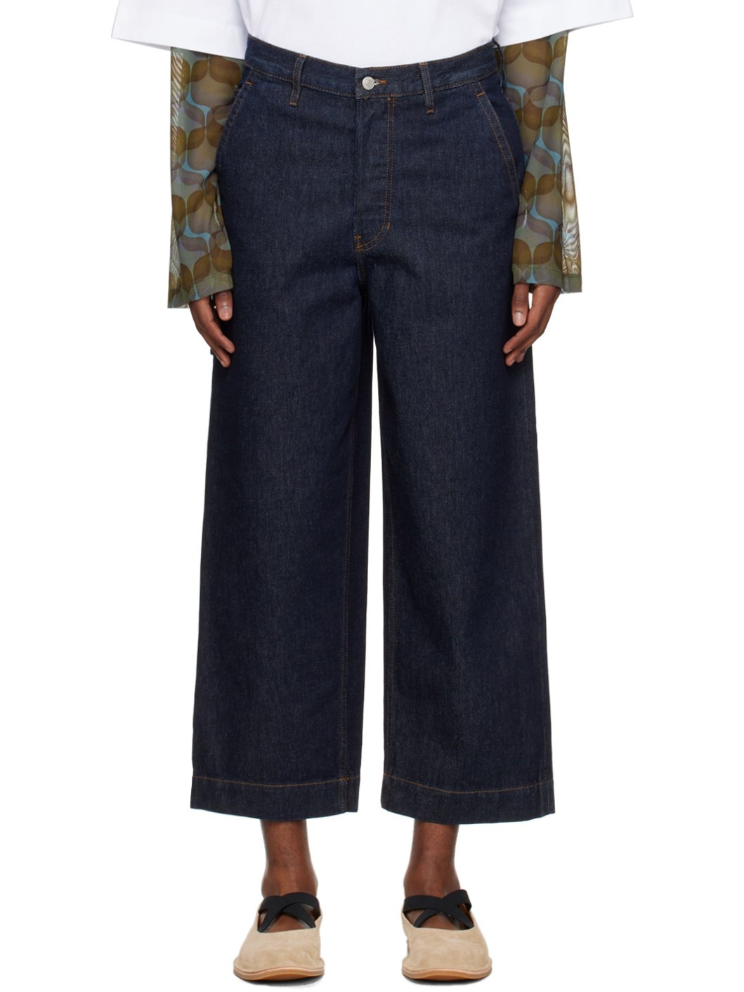 Indigo Hammer Loop Jeans - 1