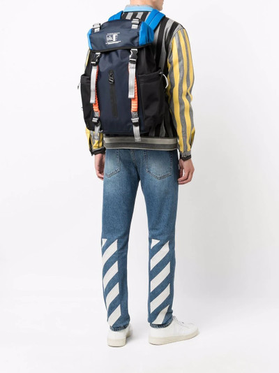 Diesel buckled-strap backpack outlook