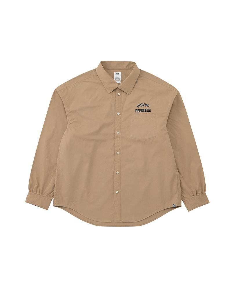 PALMER SHIRT L/S PEERLESS BEIGE - 1