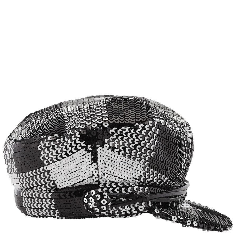 Maison Michel Ladies New Abby Damier Sequin Hat - 5