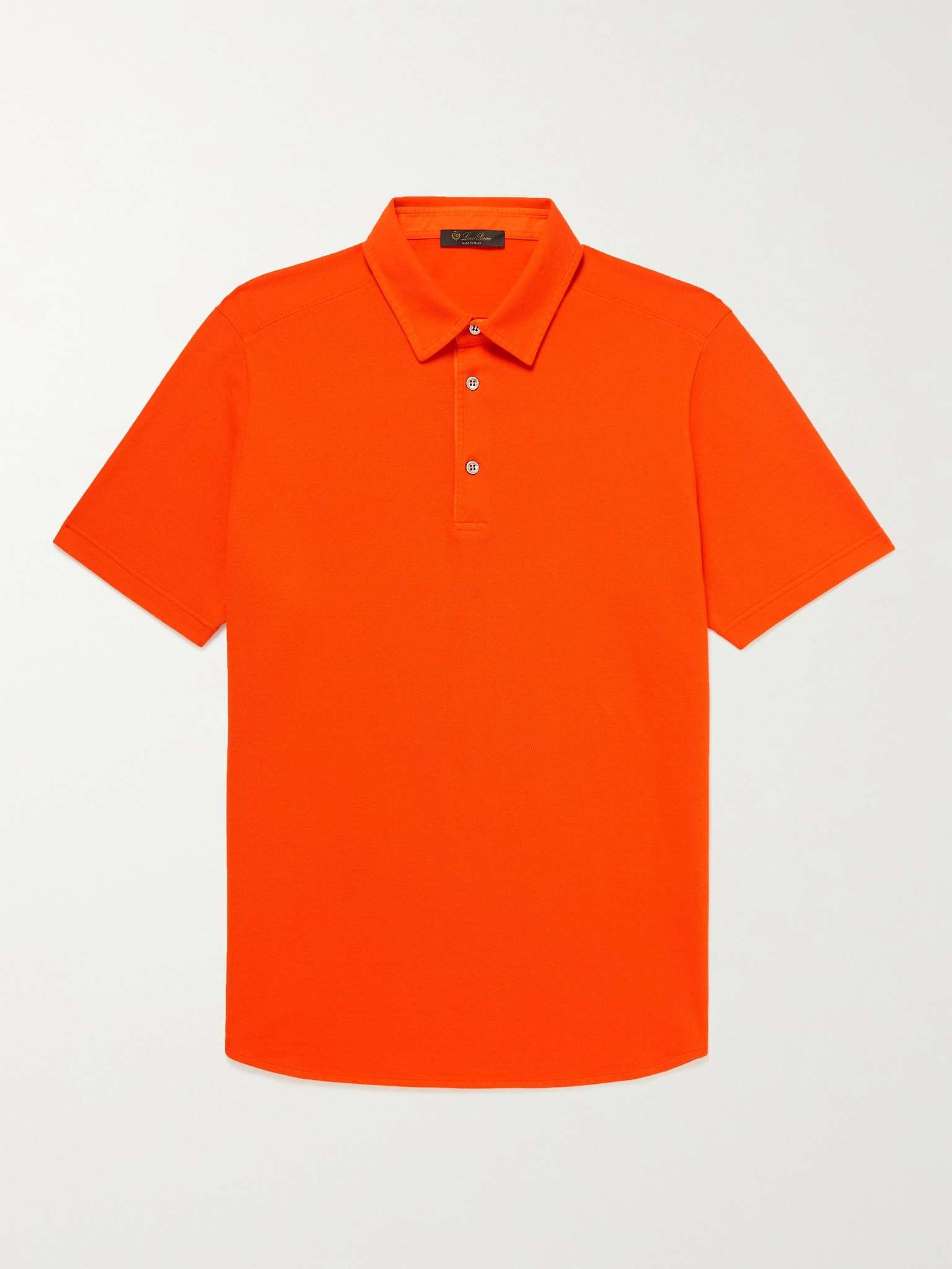 Cotton-Piqué Polo Shirt - 1