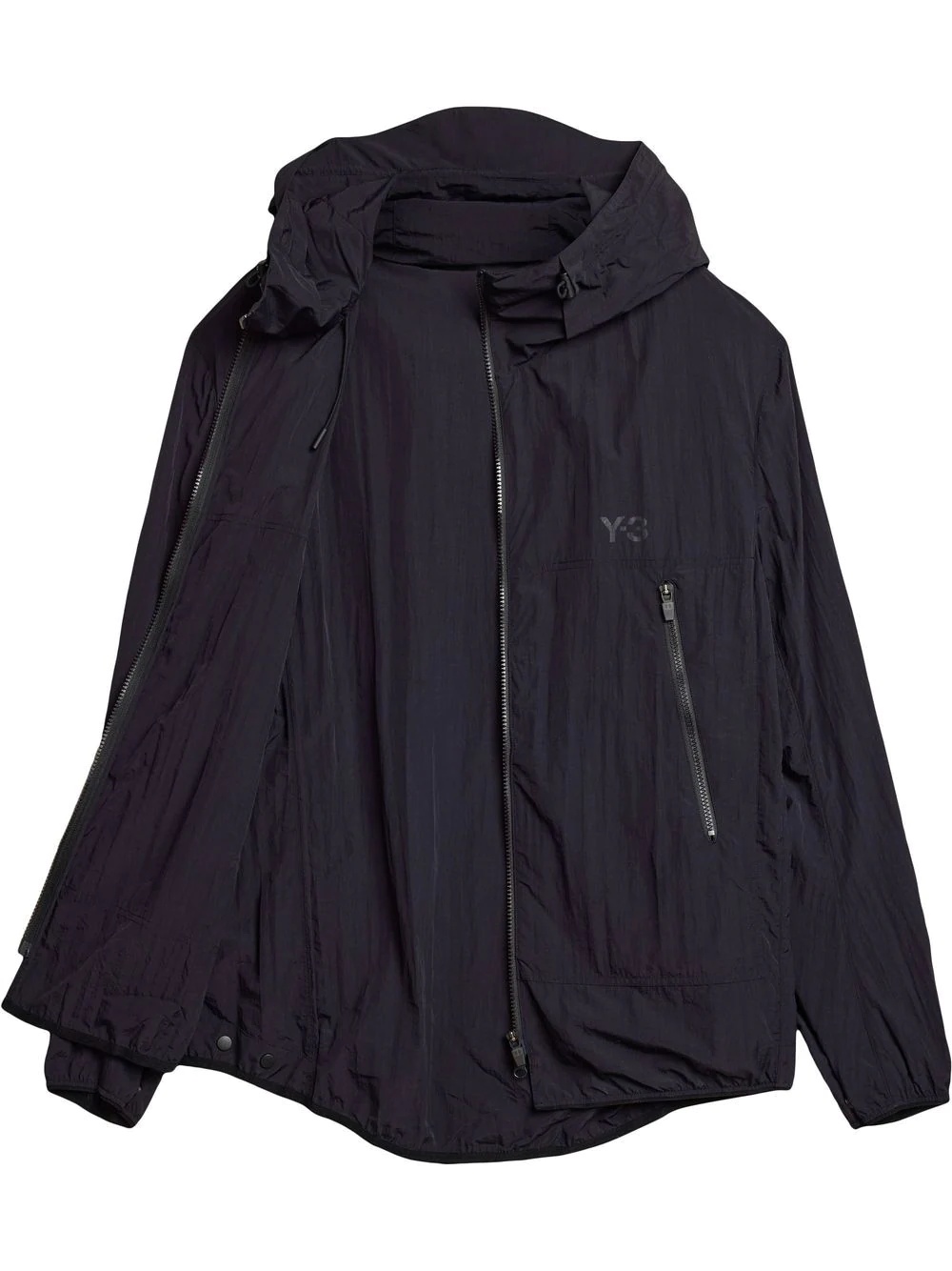 long-sleeve windbreaker jacket - 1