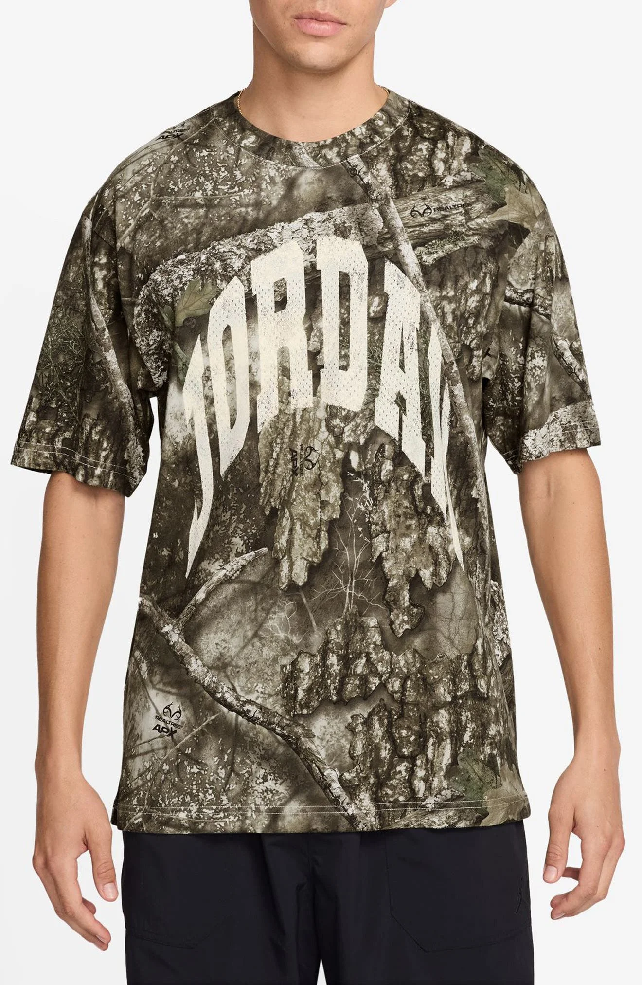 Jordan Realtree Cotton Graphic T-Shirt in Sail at Nordstrom - 1