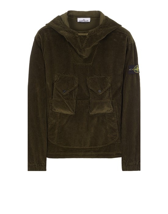 Stone Island 11611 CORDUROY 400 TC OLIVE GREEN | REVERSIBLE