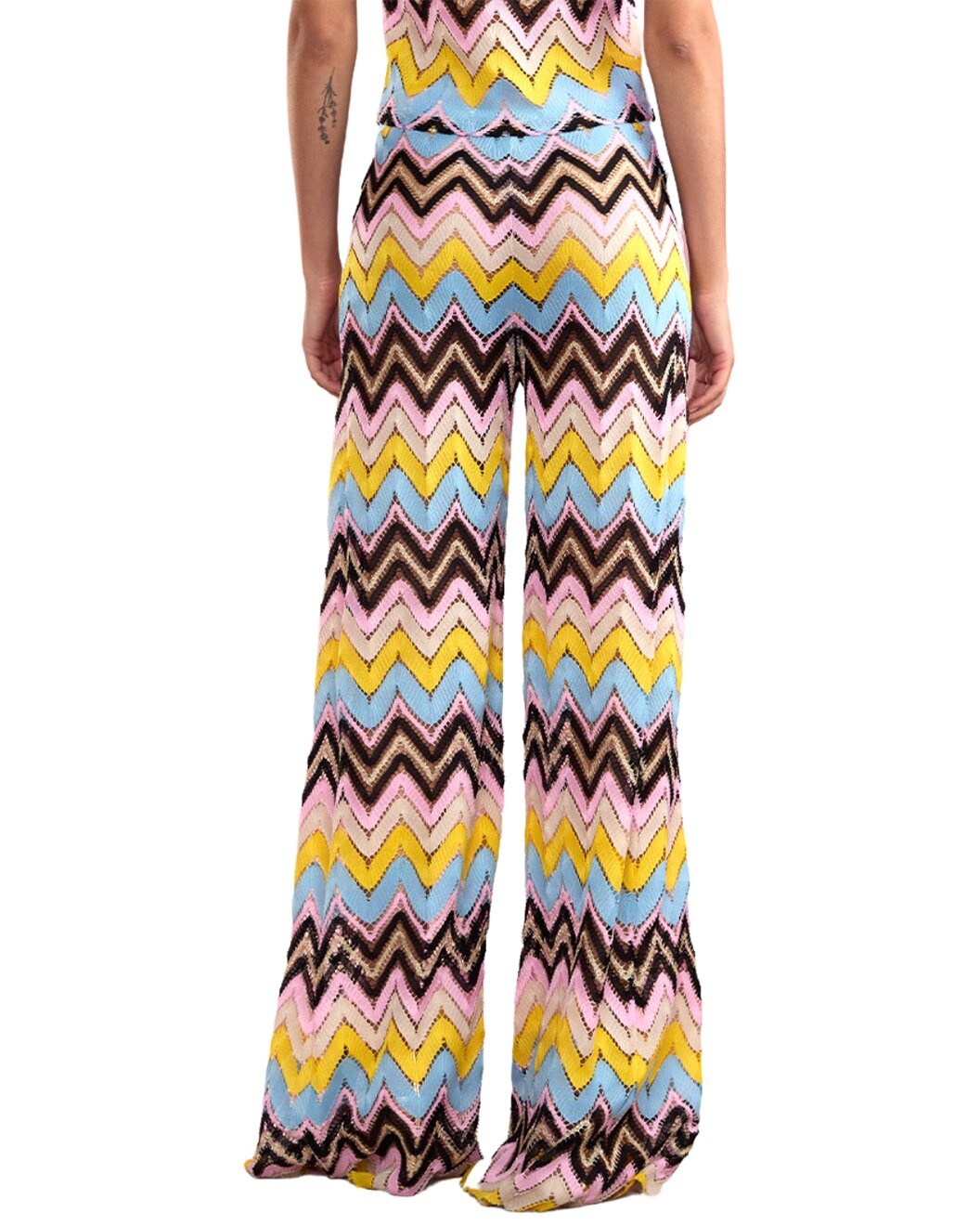 Cynthia Rowley Zigzag Knit Pants - 2