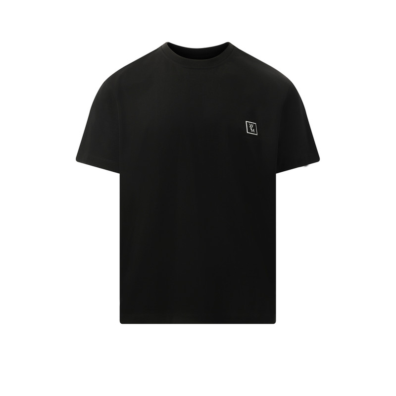 Wooyoungmi Logo Patch T-Shirt in Black outlook