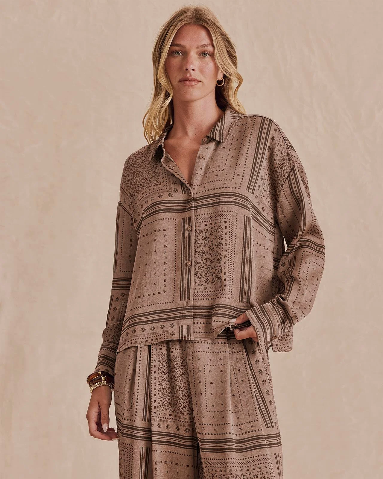 Clara Button-Down Shirt - 1
