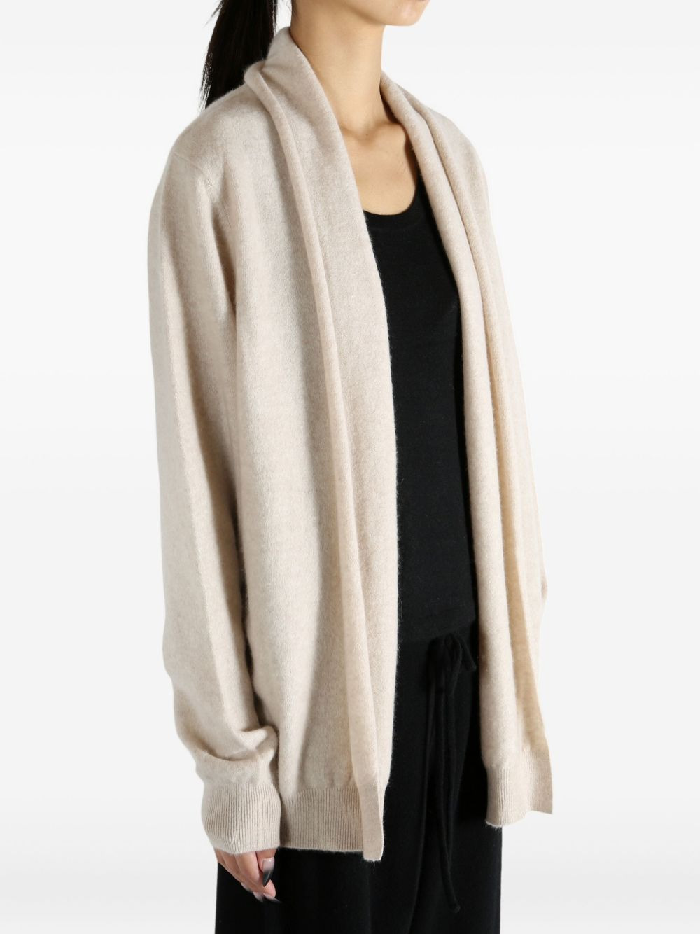 Hamza shawl-collar cardigan - 3