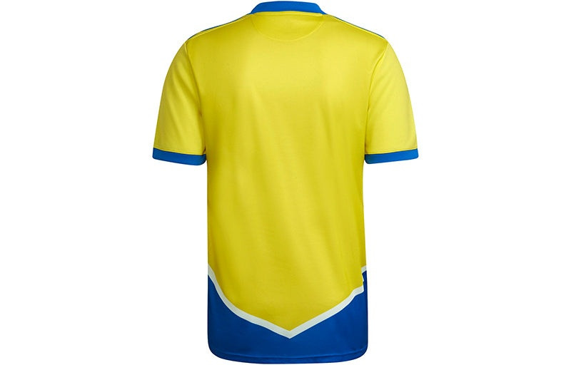 adidas Men's adidas Training Sports Short Sleeve Soccer/Football Jersey SW Fan Edition 21-22 Season Juventu outlook