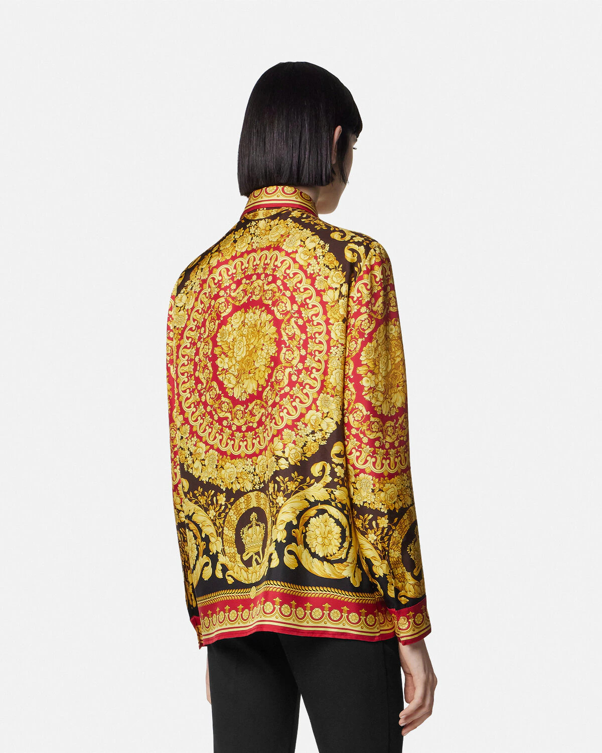 Barocco Silk Shirt - 5