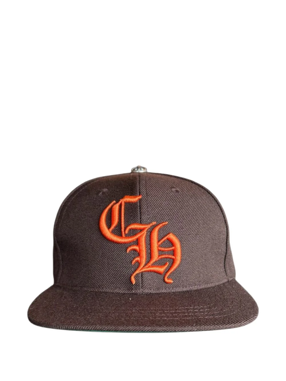 embroidered-logo baseball cap - 1